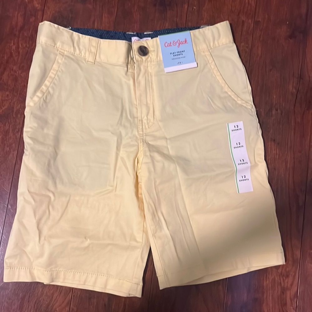 Cat and jack flat front shorts
